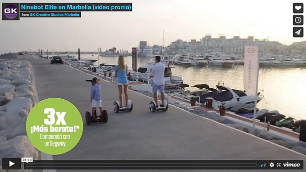 Ninebot Elite en Marbella (video promo)